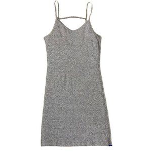 Topshop Grey Spaghetti Strap Mini Dress